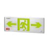 M-BLJC-1LROEⅡ0.3WZMW中型超薄不銹鋼單面弧邊應(yīng)急標(biāo)志燈,,