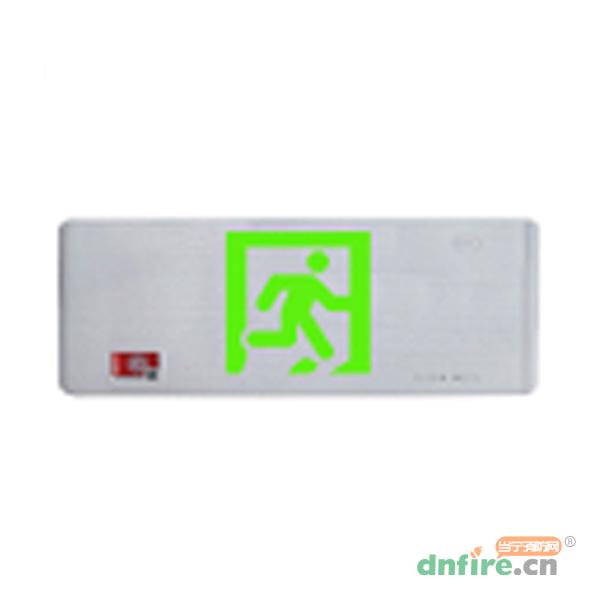 N-BLJC-1LROXEⅡ0.25WZGM集電集控單面中型銀色新型拉絲面板弧形標(biāo)志燈N83036-A,拿斯特,消防應(yīng)急疏散指示燈