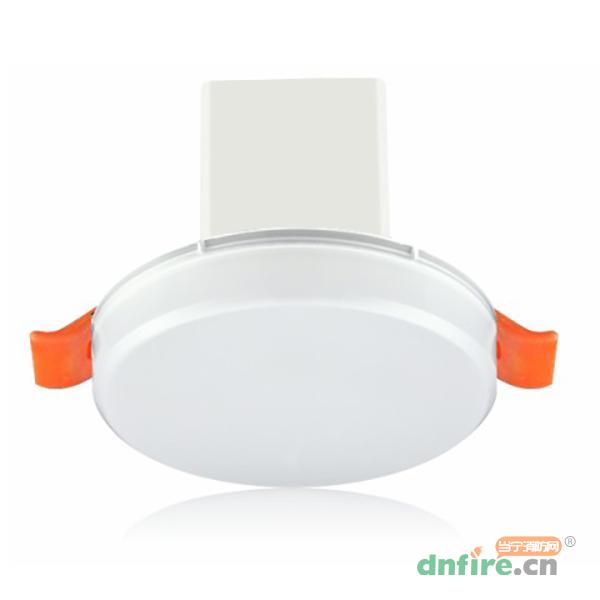 M-ZFJC-E1.5W6075集電集控2.5寸磨砂罩無邊框筒燈M6075 嵌入式常亮