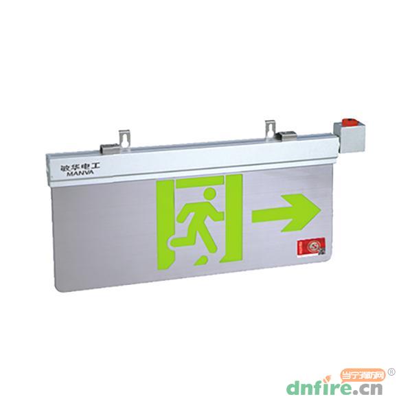 M-BLJC-2LROEⅡ0.5WZNF集電集控IP67雙面中型不銹鋼面板防水防爆吊片標(biāo)志燈