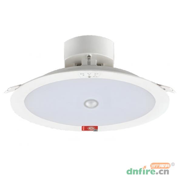 M-ZFZC-E4.5W6562自電集控4寸嵌入式天花筒燈M6562 人體感應(yīng),敏華電工,消防應(yīng)急照明燈