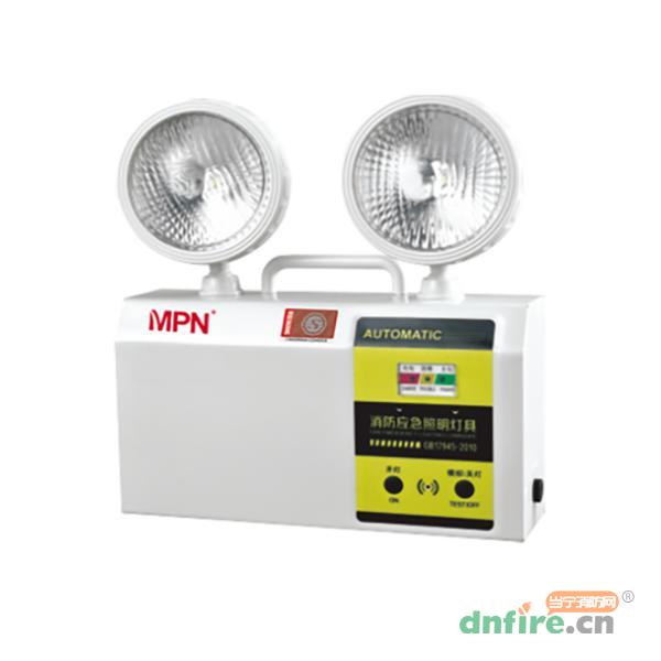 N-ZFZD-E5W1389自電自控帶手動開關控制亮滅家用雙頭燈,敏華電工,消防應急照明燈