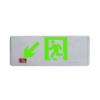 N-BLJC-1LROXEⅡ0.25WZGM集電集控單面中型銀色新型拉絲面板弧形標志燈,拿斯特,消防應(yīng)急疏散指示燈