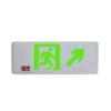 N-BLJC-1LROXEⅡ0.25WZGM集電集控單面中型銀色新型拉絲面板弧形標志燈,拿斯特,消防應(yīng)急疏散指示燈