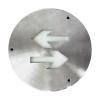 XM-BLJC-1LREⅠ0.5W-3DBX集中電源集中控制型消防應(yīng)急標志燈具（雙向 不銹鋼250mm）,,