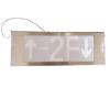 KW-BLZC-1XEⅠ0.3W-90QHFA不銹鋼面板標(biāo)志燈具（單面前后）,中科知創(chuàng),消防應(yīng)急疏散指示燈