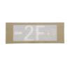 KW-BLJC-1OEⅡ0.5W-2619T3全金屬標(biāo)志燈具（單面樓層夾層）,中科知創(chuàng),消防應(yīng)急疏散指示燈
