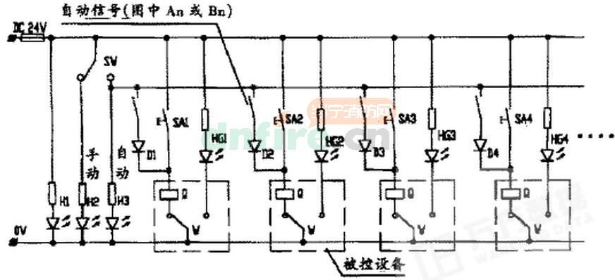 消防聯(lián)動(dòng)控制模塊多線控制方式