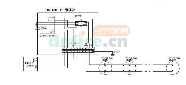 LD4800E-A端子圖與接線(xiàn)圖示例