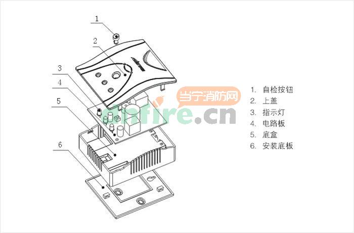 AEC2363a測量范圍為0～100%LEL的獨(dú)立式可燃?xì)怏w探測器 