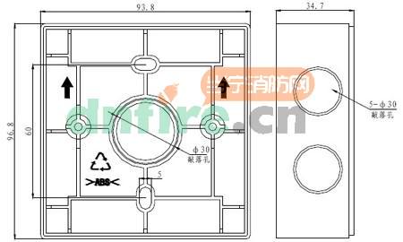B-9110手動火災(zāi)報警按鈕后備盒