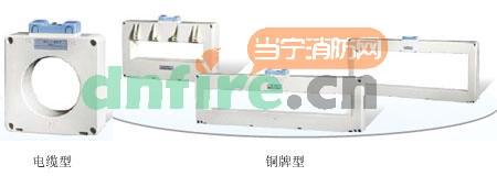 電纜型的互感器孔為圓孔，銅牌型的互感器孔為方孔
