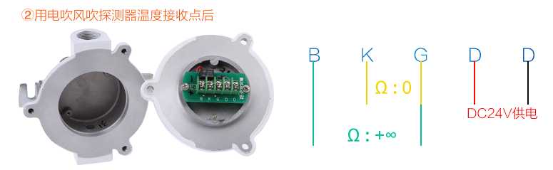ZT-FBGY-2用電吹風(fēng)吹探測(cè)器溫度接收點(diǎn)后