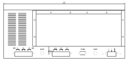 M5000柜式控制器電源后面板圖