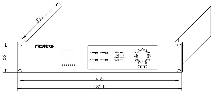 HY2731D1/HY2732D1/HY2733D型廣播功率放大器