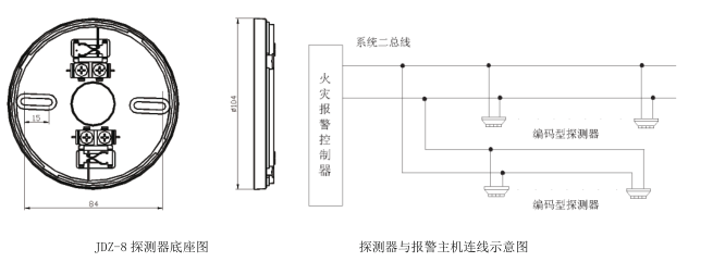 JY-G-YKS3A點型光電感煙火災探測器
