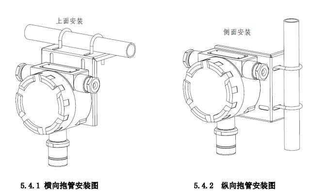 JTQ-CH281Ex可燃?xì)怏w探測(cè)器安裝方式