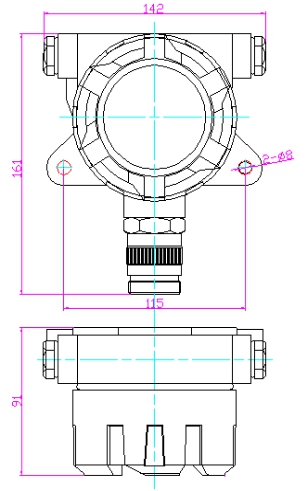 QH10點型可燃?xì)怏w探測器