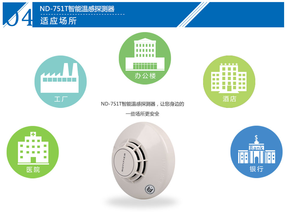 ND-751T智能溫感探測器應(yīng)用場所