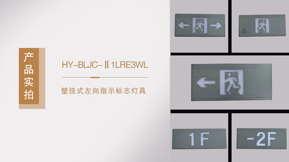 HY-BLJC-Ⅱ1LRE3WL壁掛式左向指示標(biāo)志燈具實(shí)拍圖