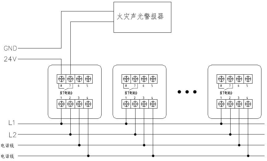 JBF4121-P手動(dòng)火災(zāi)報(bào)警按鈕（帶電話插孔）