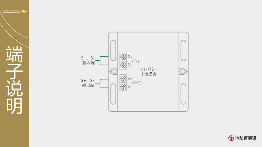 HJ-1751中繼模塊端子說明