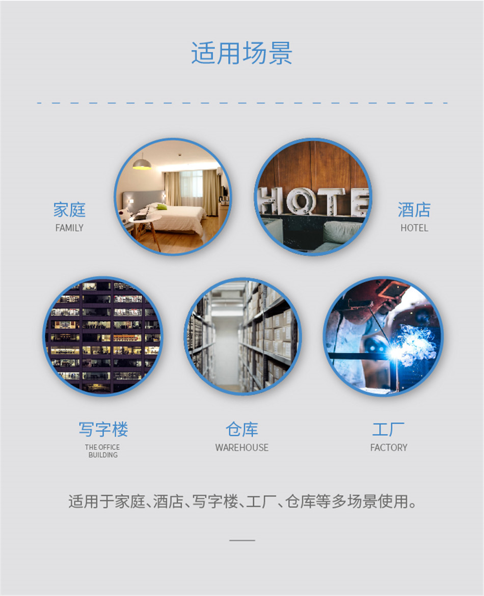 JTY-GD-ZD2003獨(dú)立式感煙火災(zāi)探測(cè)報(bào)警器應(yīng)用場(chǎng)所