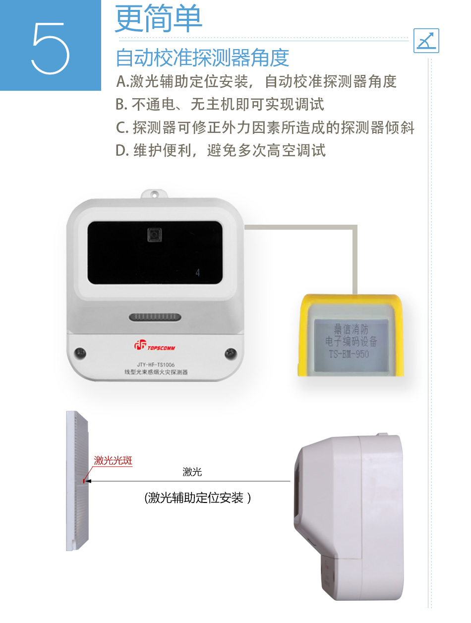 JTY-HF-TS1006線型光束感煙火災探測器
