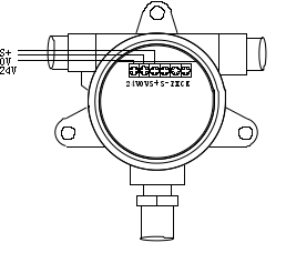 JTQB-HX531W點(diǎn)型可燃?xì)怏w探測器接線說明