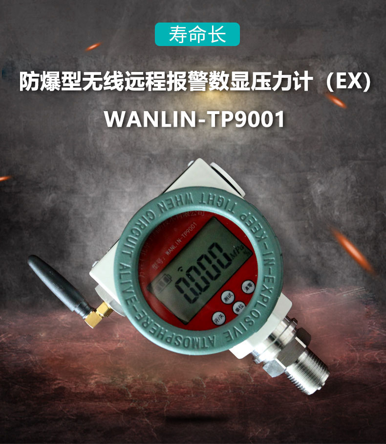 WANLIN-TP9001防爆壓力表 無線遠(yuǎn)程報(bào)警數(shù)顯壓力計(jì)產(chǎn)品展示