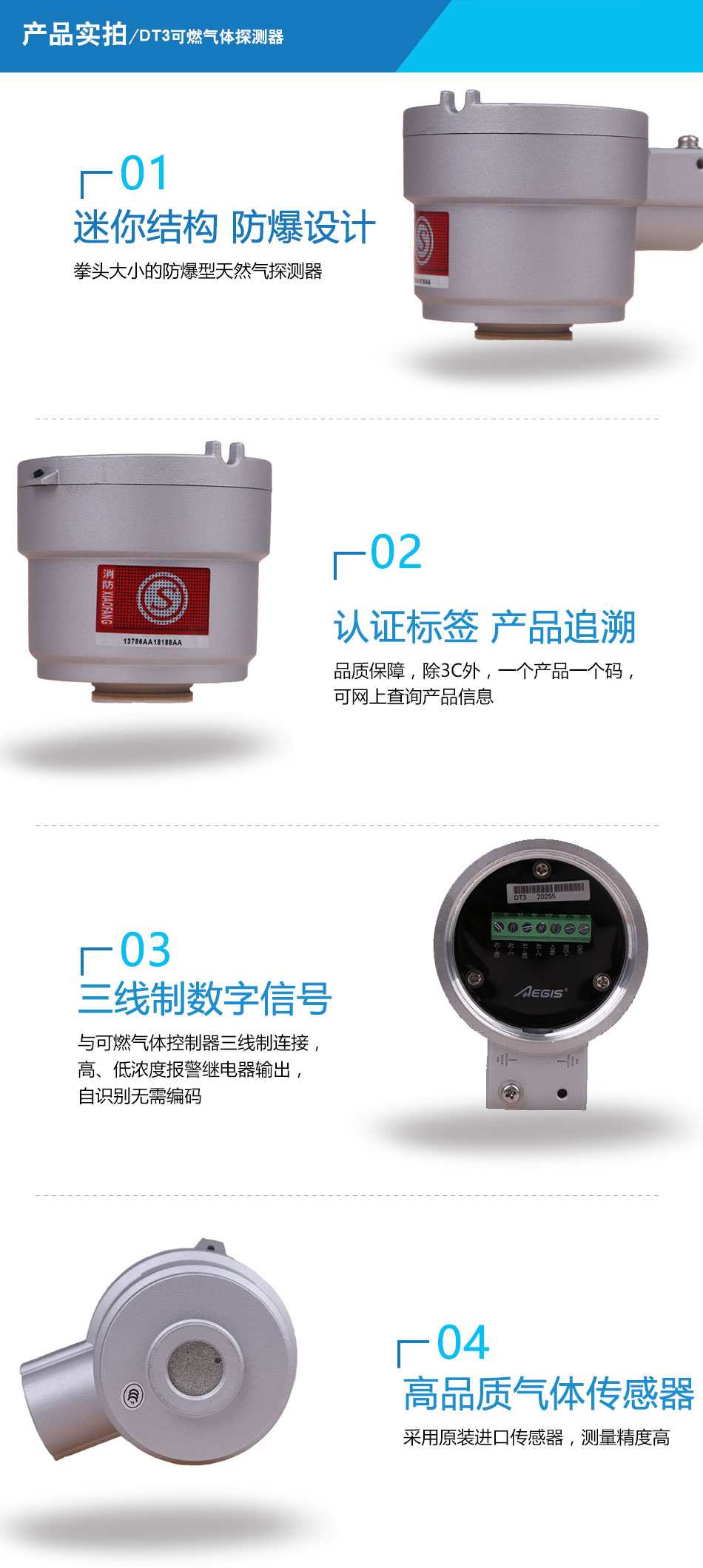DT3可燃氣體探測器