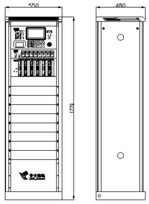 JB-TG-JBF-11SF火災報警控制器結(jié)構(gòu)及尺寸