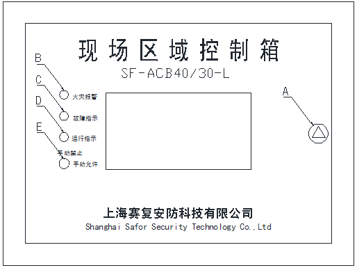 SF-ACB40/30-L現(xiàn)場(chǎng)區(qū)域控制箱面板說(shuō)明