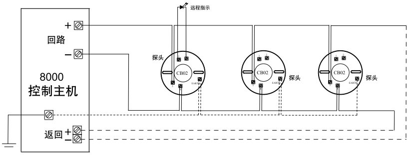 美國(guó)通用GE消防JTY-GD-911智能光電式煙感探測(cè)器接線圖