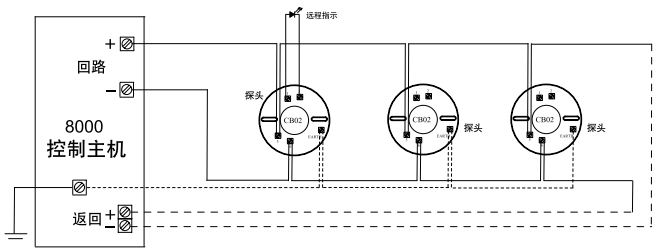美國通用GE消防JTW-BD-CT13智能感溫火災(zāi)探測器接線