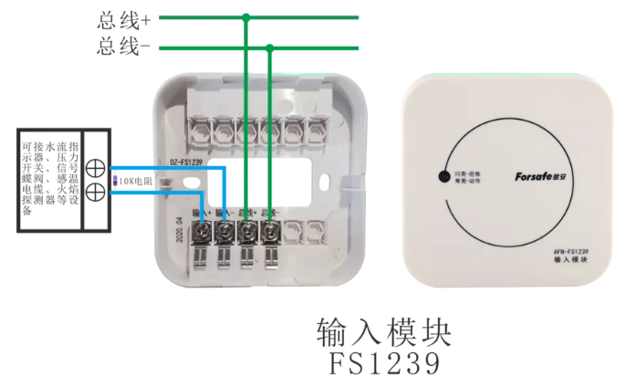 FS1239輸入模塊接線圖