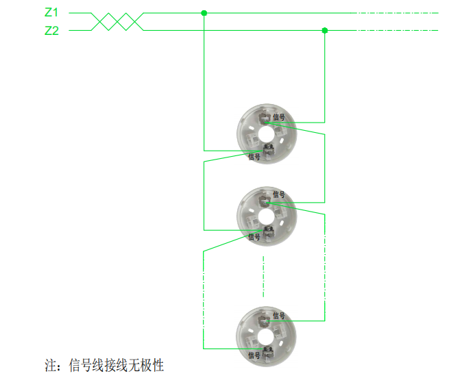 JB-YKS5312火災(zāi)聲光警報(bào)器接線圖