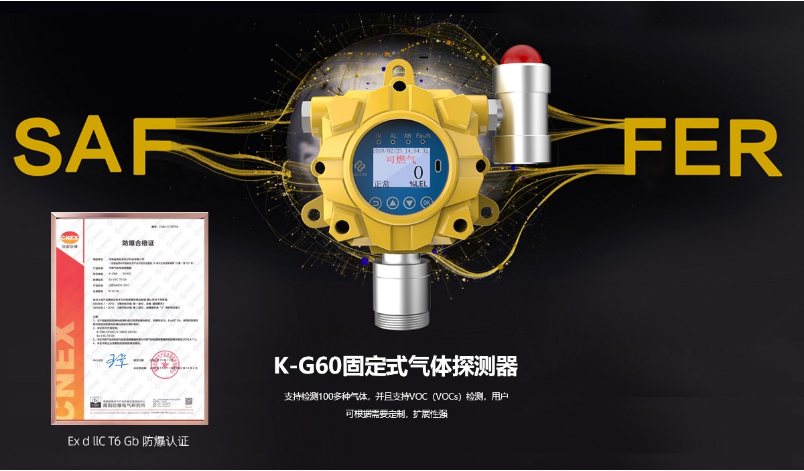 K-G60固定式氣體探測(cè)器產(chǎn)品展示