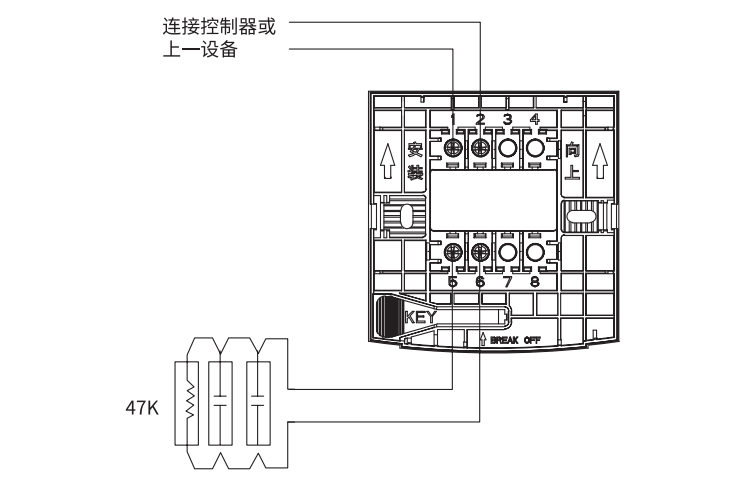HD200M智能輸入模塊接線圖
