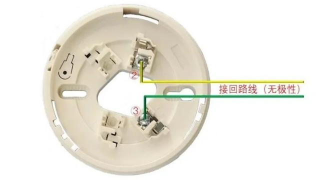 HJ120感煙火災探測器/HJ230感溫火災探測器接線圖