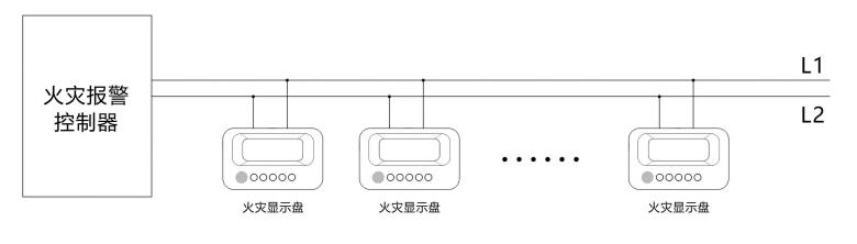 JB-FSD-C82火災顯示盤接線圖