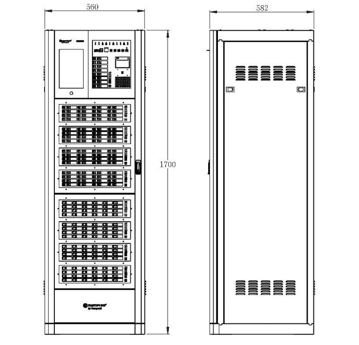 JB-TG-NFS3-3030火災(zāi)報(bào)警控制器（聯(lián)動(dòng)型）外形尺寸