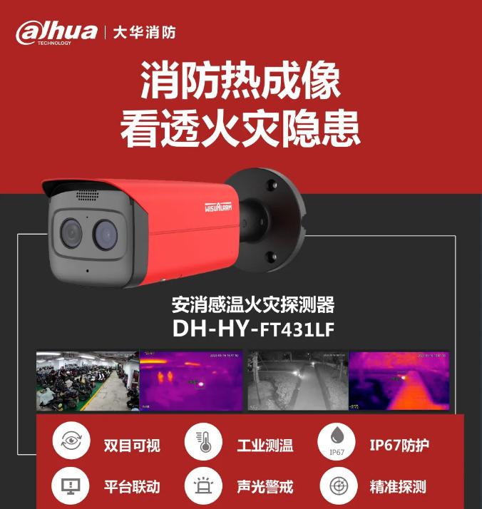 大華消防新品熱成像探測(cè)器特點(diǎn)