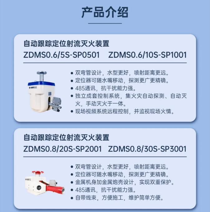 三江自動(dòng)跟蹤定位射流滅火系統(tǒng)產(chǎn)品