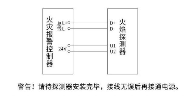 JTG-UM-GST9666三波段點(diǎn)型紅外火焰探測(cè)器接線圖
