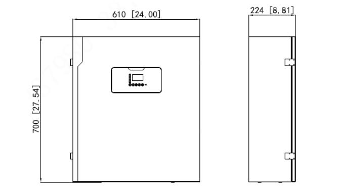 DH-D-0.6KVA-CP02應(yīng)急照明集中電源外形尺寸