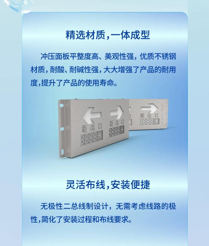 尼特智能應(yīng)急疏散米標(biāo)燈材質(zhì)一體成型