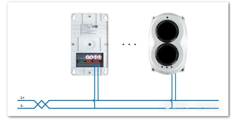 JTY-H-JBF4382C線(xiàn)型光束感煙火災(zāi)探測(cè)器二線(xiàn)制接線(xiàn)圖