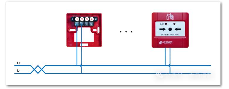 J-SAP-JBF5121、J-SAP-JBF5121C手動(dòng)火災(zāi)報(bào)警按鈕接線(xiàn)圖