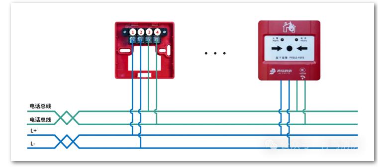 J-SAP-JBF5121-P、J-SAP-JBF5121C-P手動(dòng)火災(zāi)報(bào)警按鈕接線(xiàn)圖